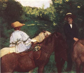 Enfants à cheval